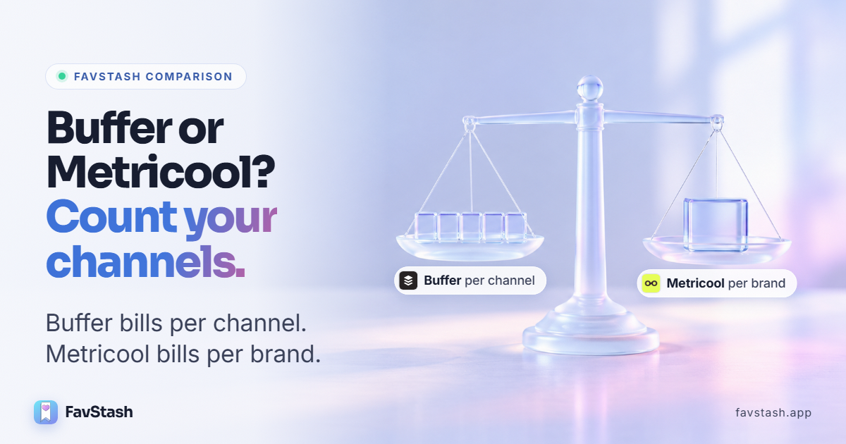 Metricool vs Buffer (2026): Which One Fits Creators, and Alternatives