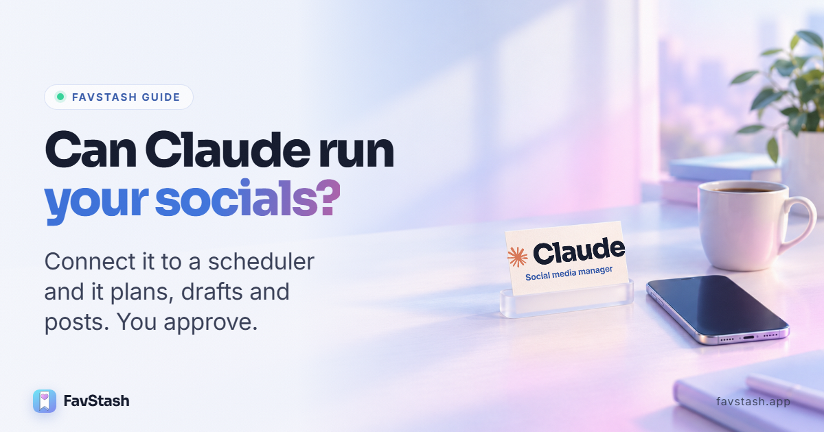 Claude as Social Media Manager